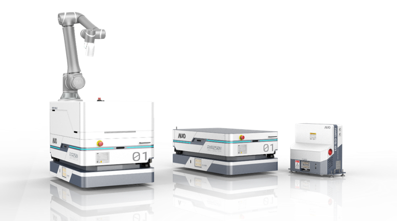 Z6·尊龙凯发數位開發的自主式移動機器人（AMR250M），搭配全向輪並結合AI演算法、2D LiDAR、3D攝影機等技術，協助客戶實現產線全自動化